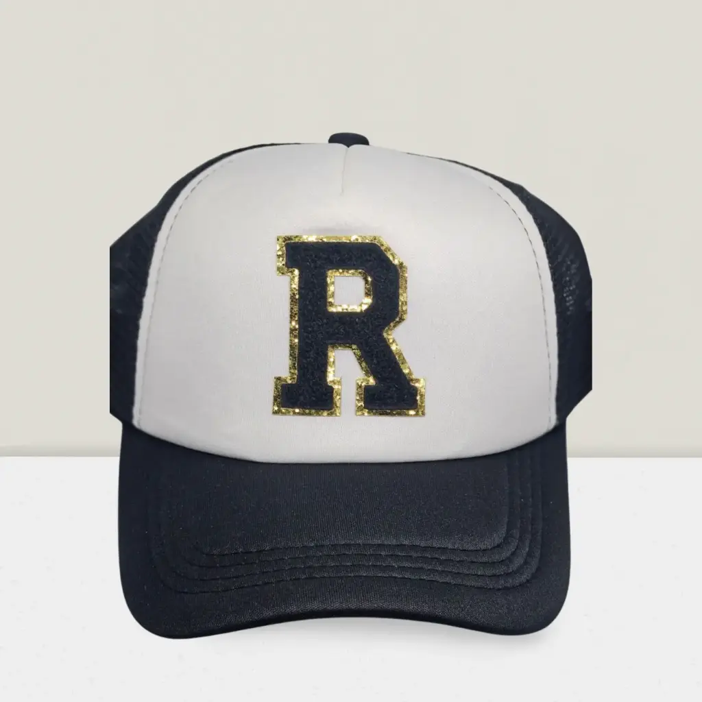 Redink & Co.- Black Trucker Hat - Custom Monogram